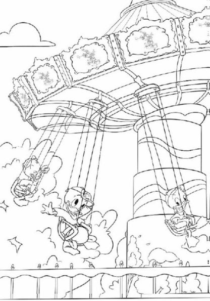 Cahier de coloriage - Disneyland